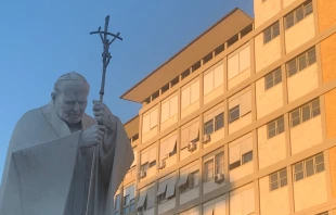 Rome’s Gemelli Hospital, pictured on July 5, 2021, as Pope Francis convalesces after a surgery. Courtney Mares/CNA.